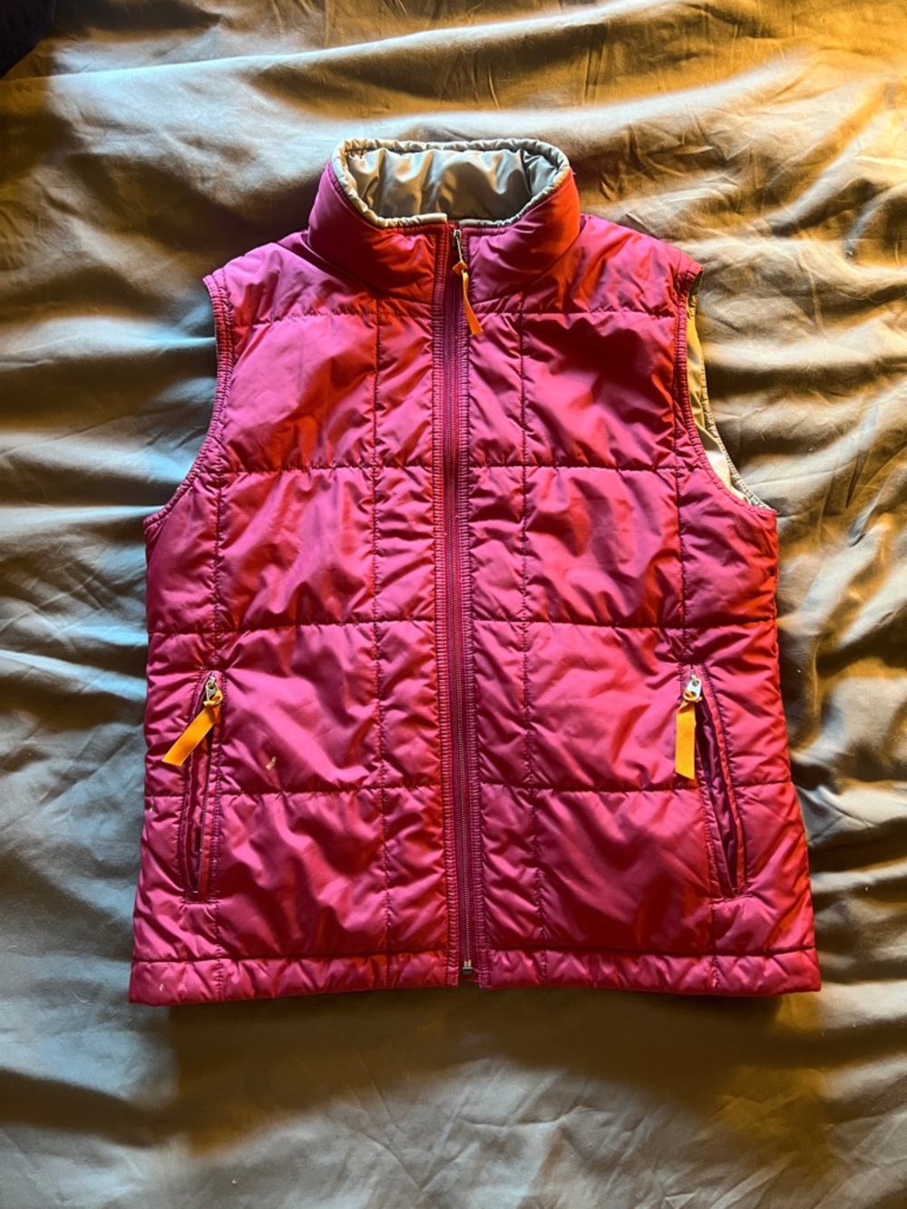 Patagonia Pink Quilted Puffer Vest